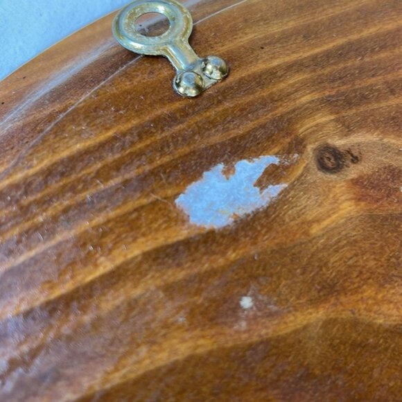 Vintage Carved Wood Alania Ossetia Wall Art Plate Northern Russian Culture - Picture 5 of 6